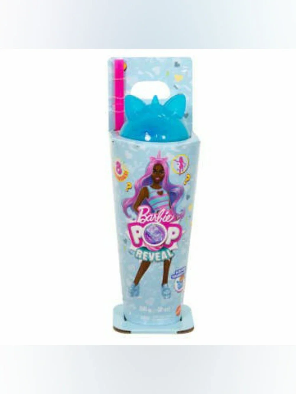 NEW Barbie Pop Reveal Doll Unicorn-Themed W Slime Color Change 8 Fun Surprises
